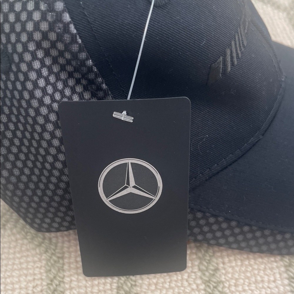 NWT Mercedes AMG Black Cap - Picture 2 of 6